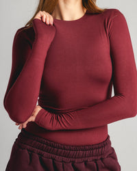 Sculpt Seamless Topp i bomull – Långärmad