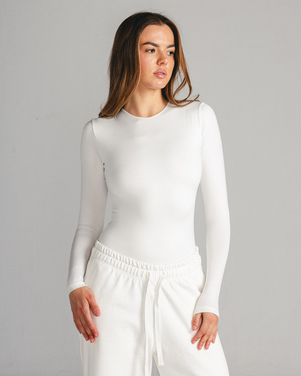 Sculpt Seamless Topp i bomull – Långärmad