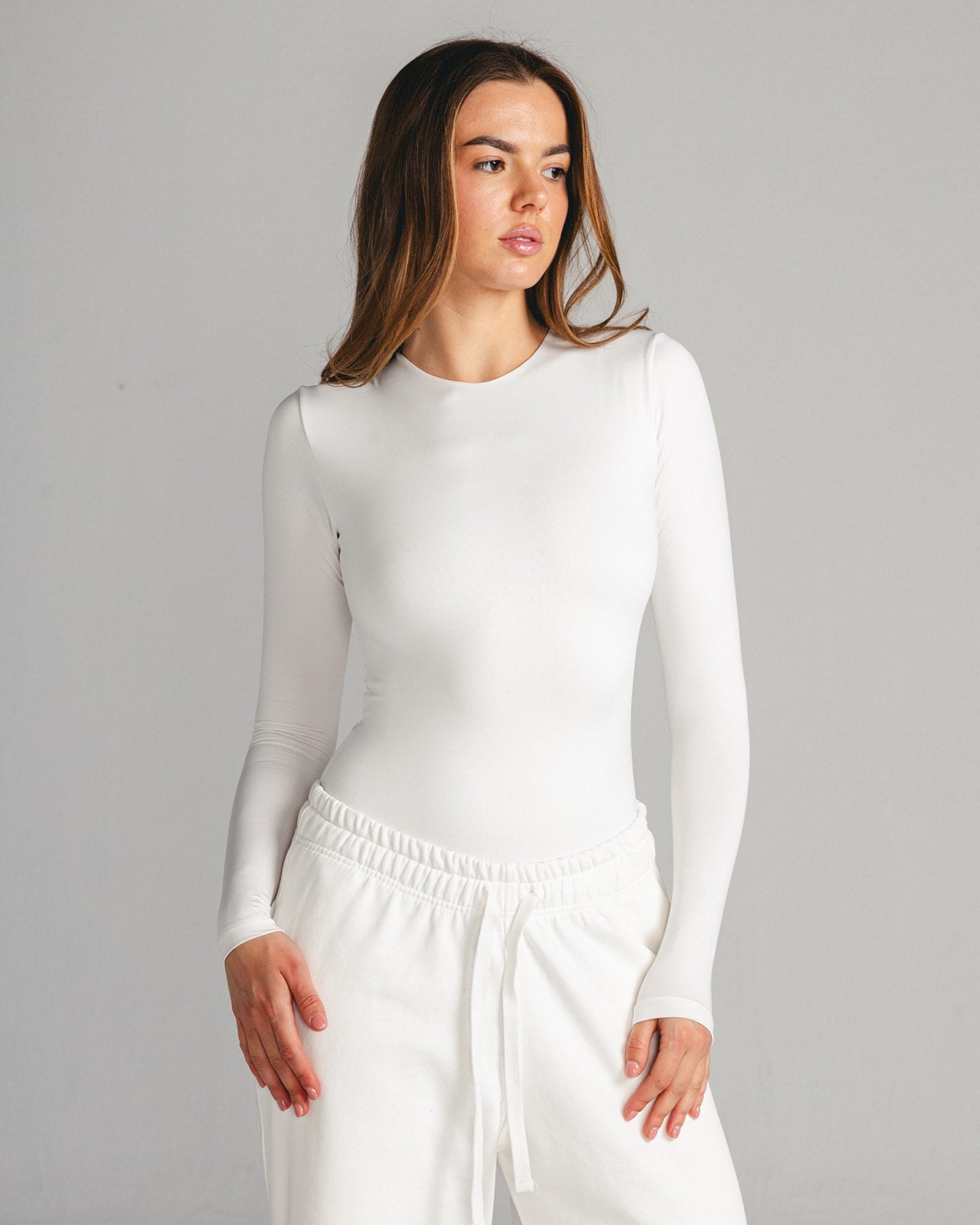 Sculpt Seamless Topp i bomull – Långärmad