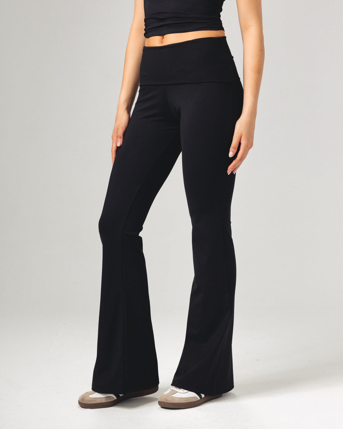 Yogabyxor – Fold-over-midja