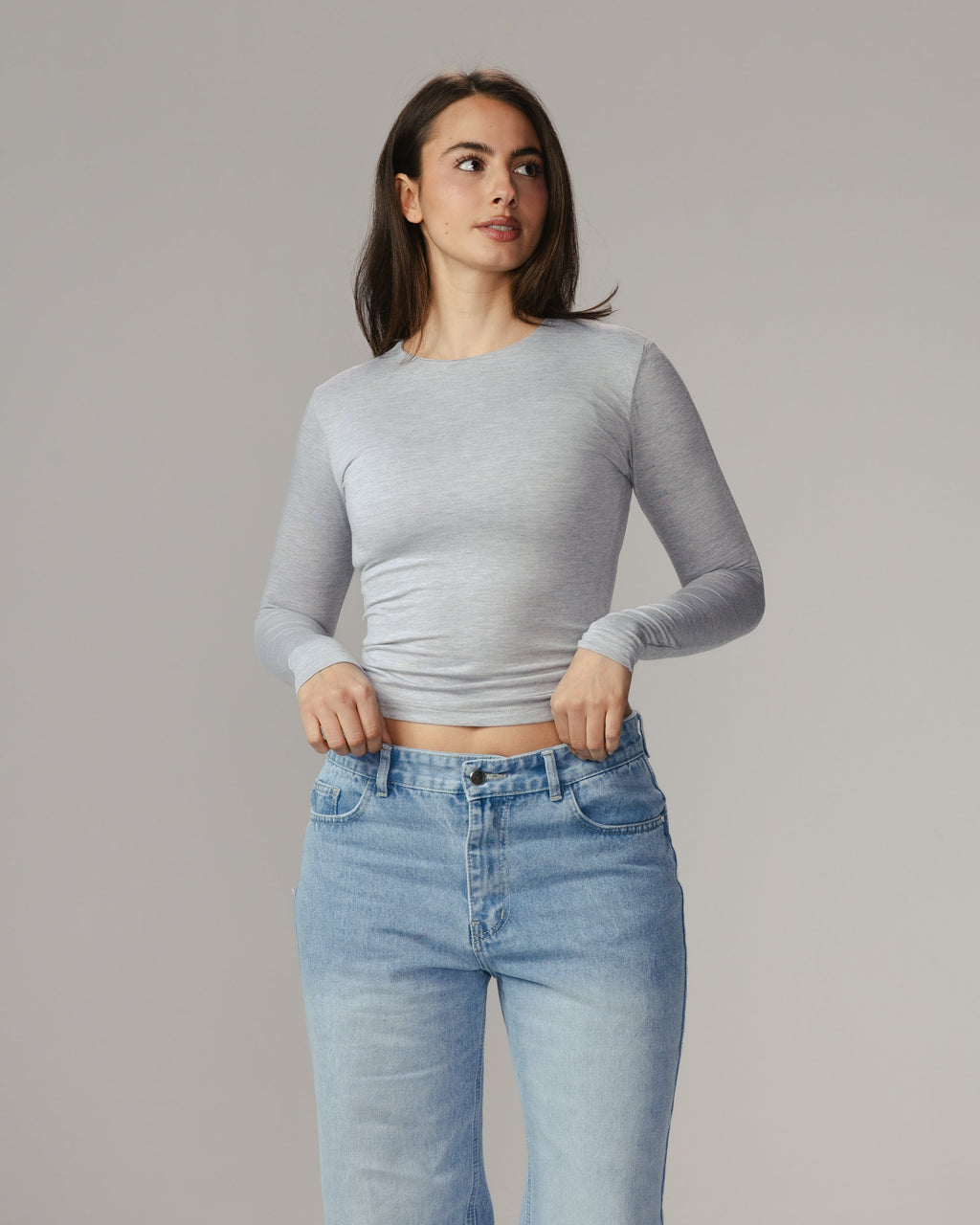 Sculpt Seamless Topp i bomull – Långärmad