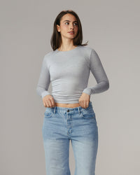 Sculpt Seamless Topp i bomull – Långärmad