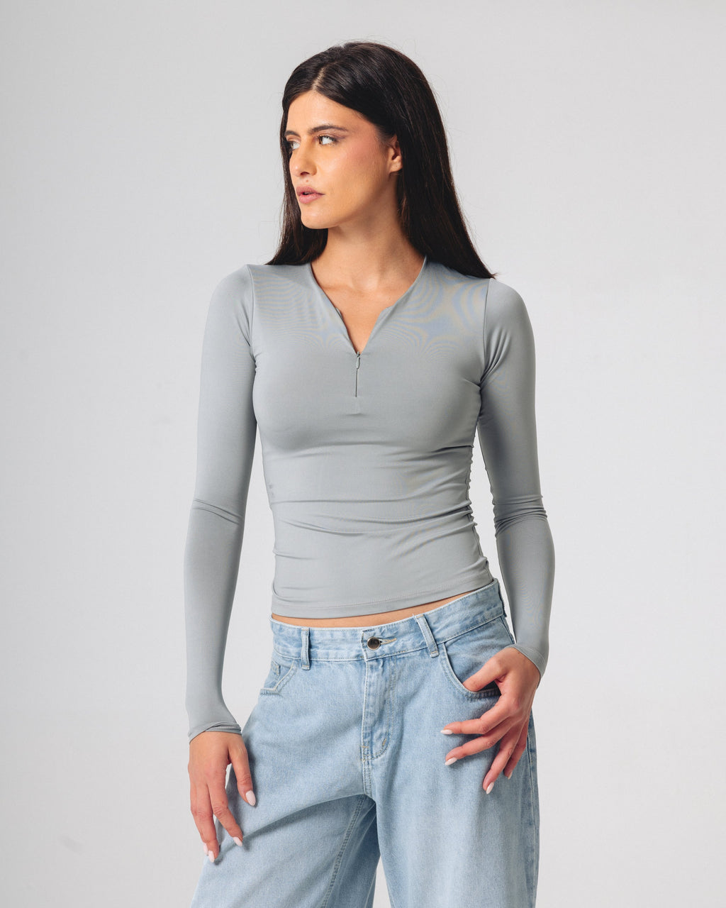 Sculpt Topp – Halv dragkedja