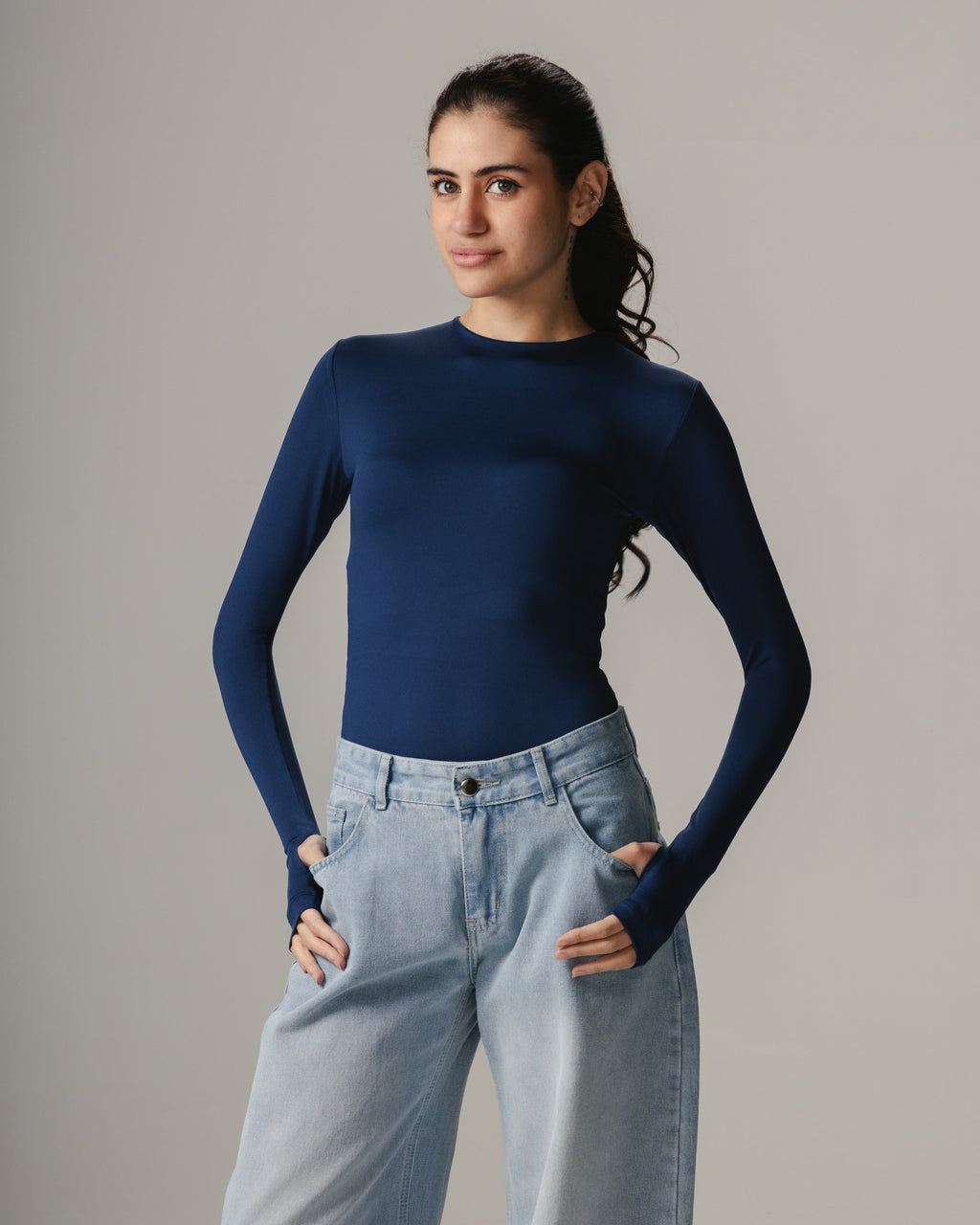 Sculpt Seamless Topp – Med tumhål