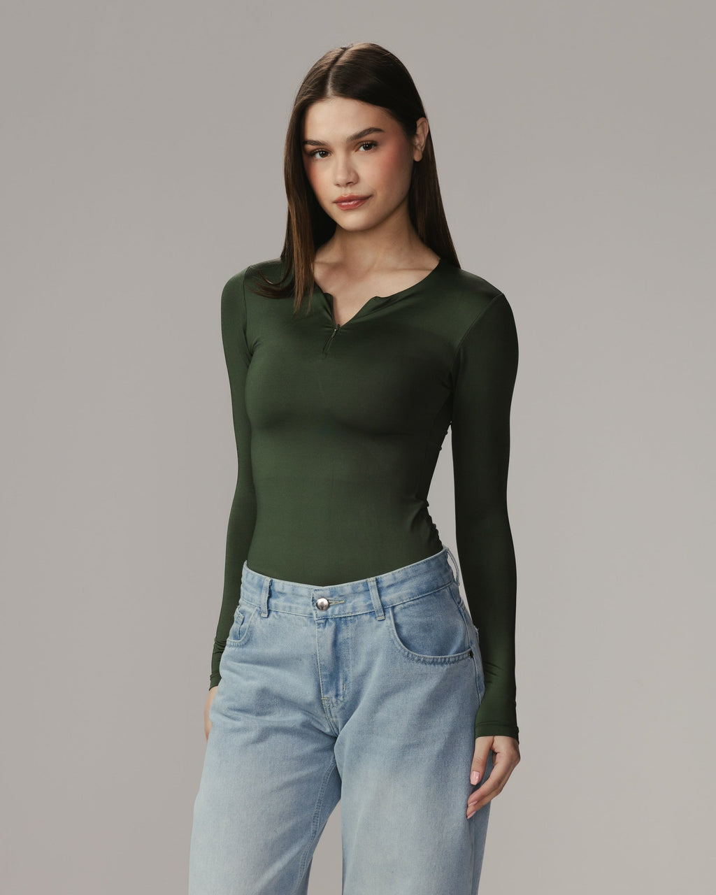 Sculpt Topp – Halv dragkedja