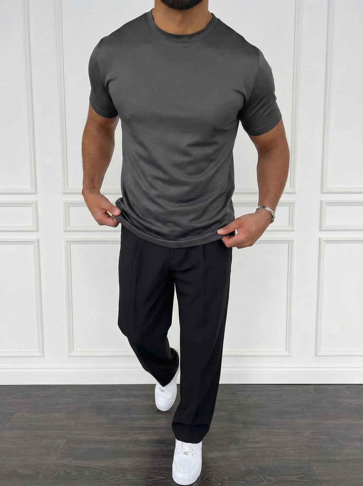 Essential T-shirt – Stengrå