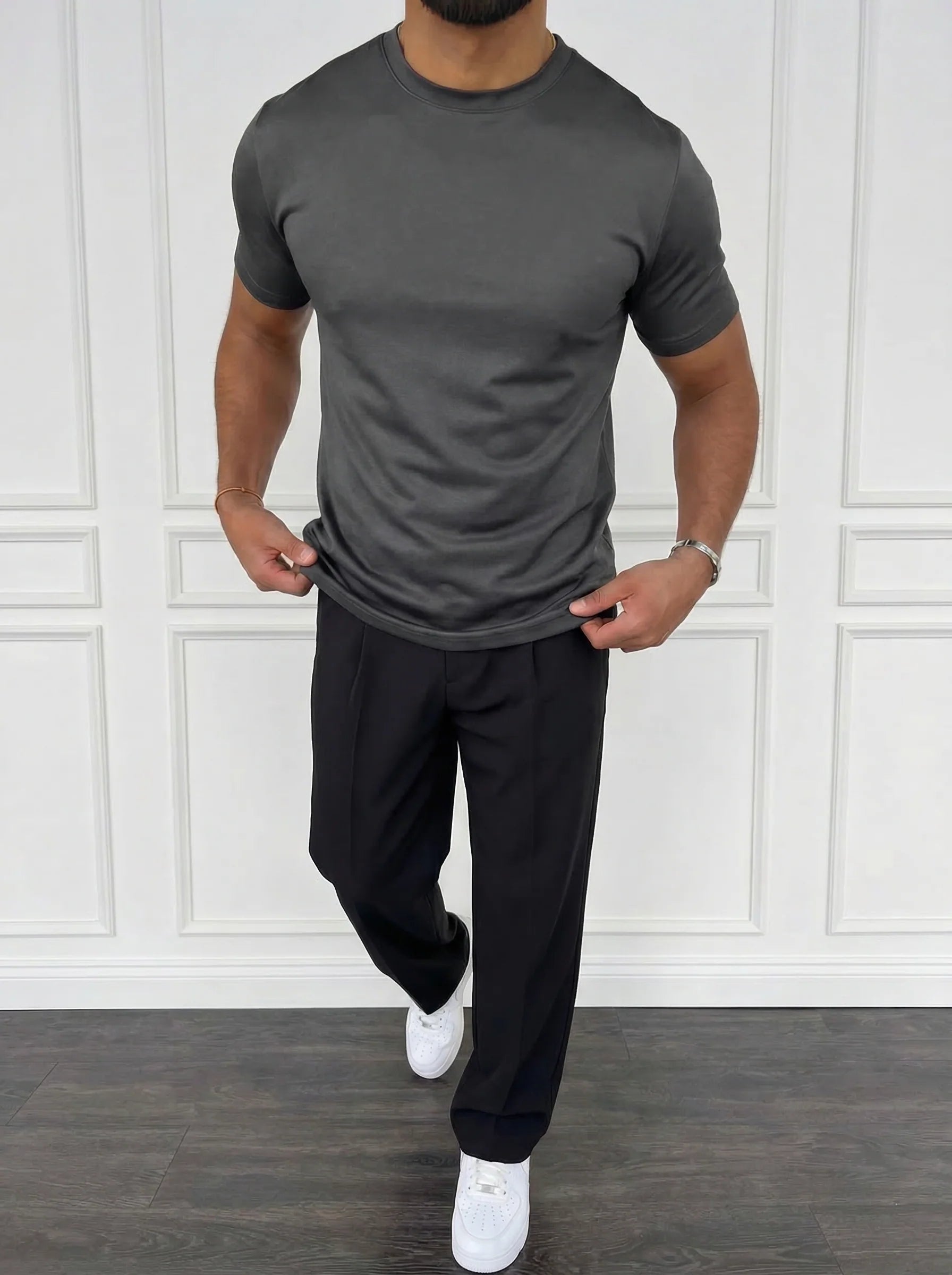 Essential T-shirt – Stengrå