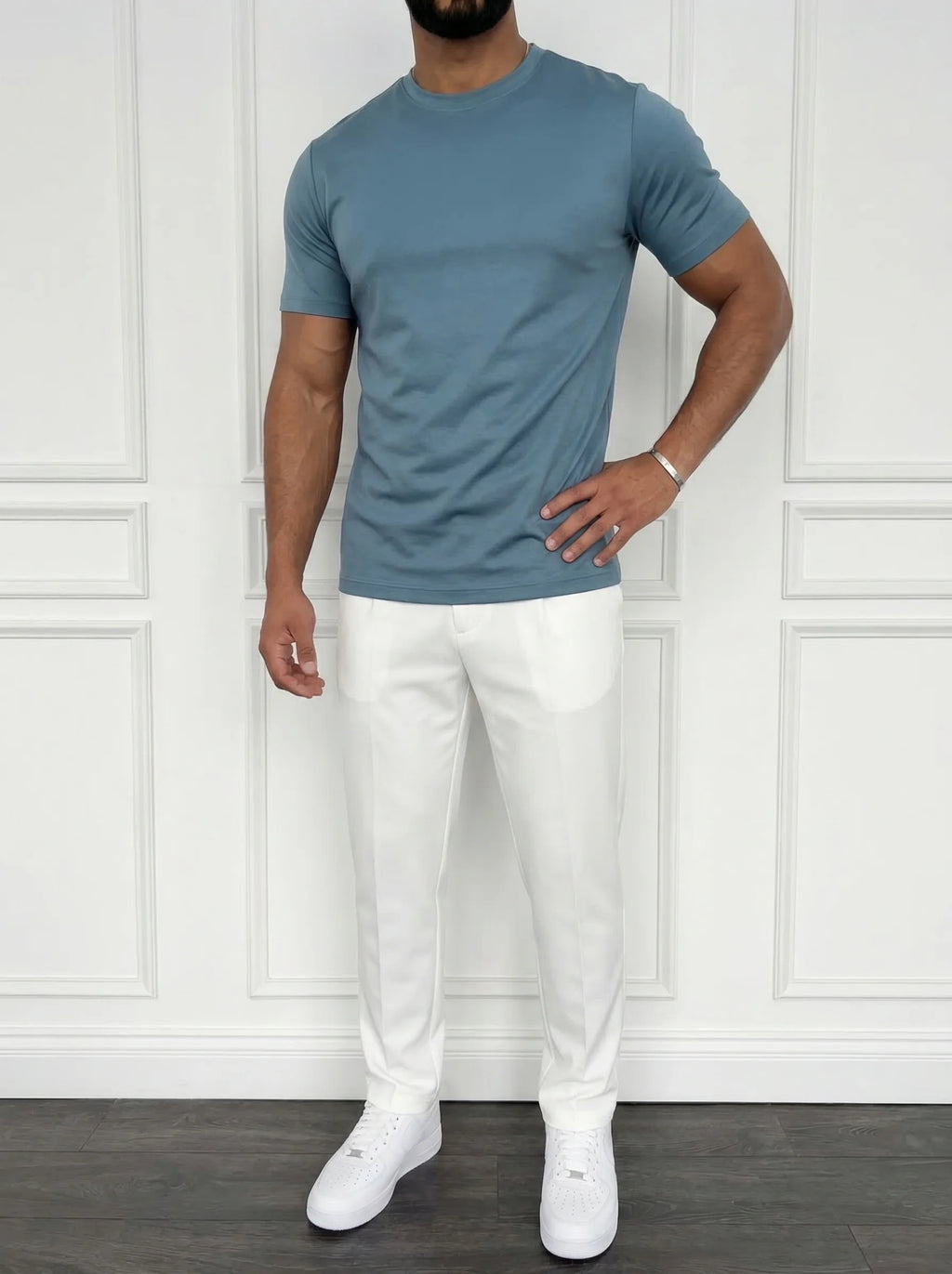 Essential T-shirt – Stålblå
