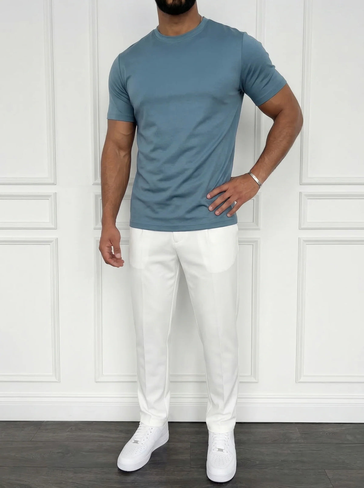Essential T-shirt – Stålblå