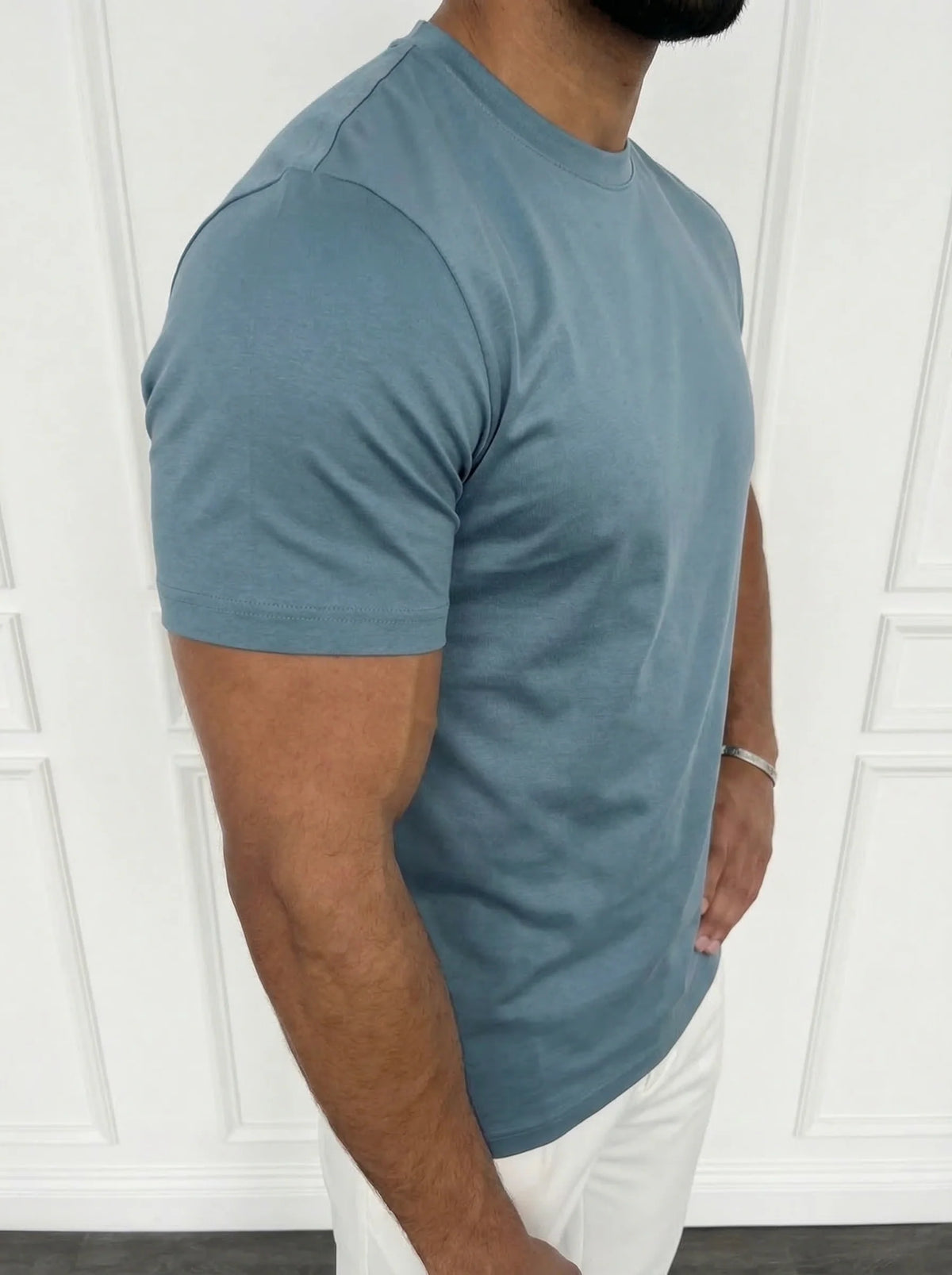 Essential T-shirt – Stålblå