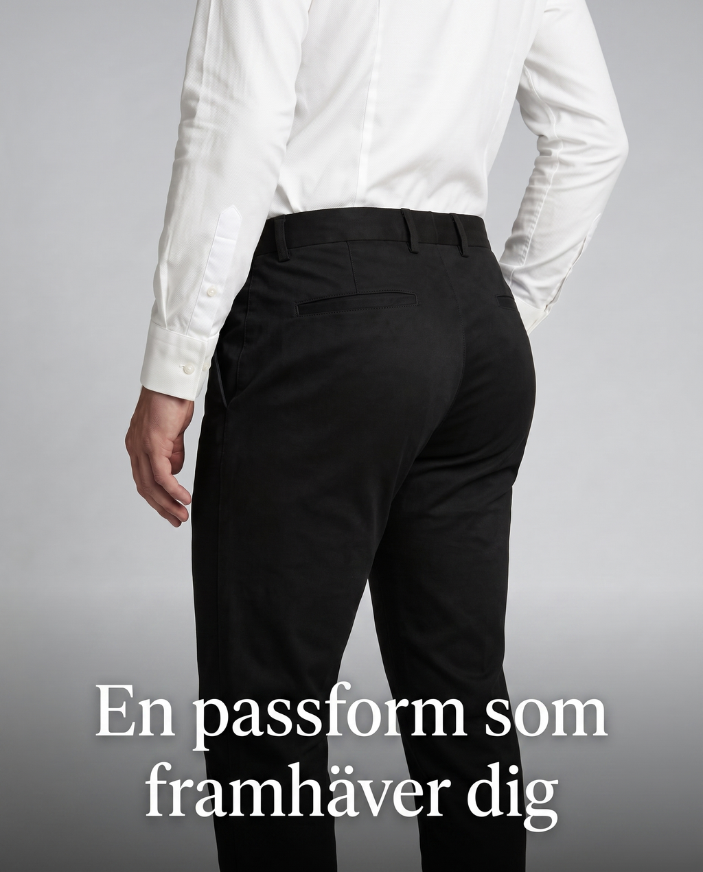 MorphoFit byxor bakifrån – passform