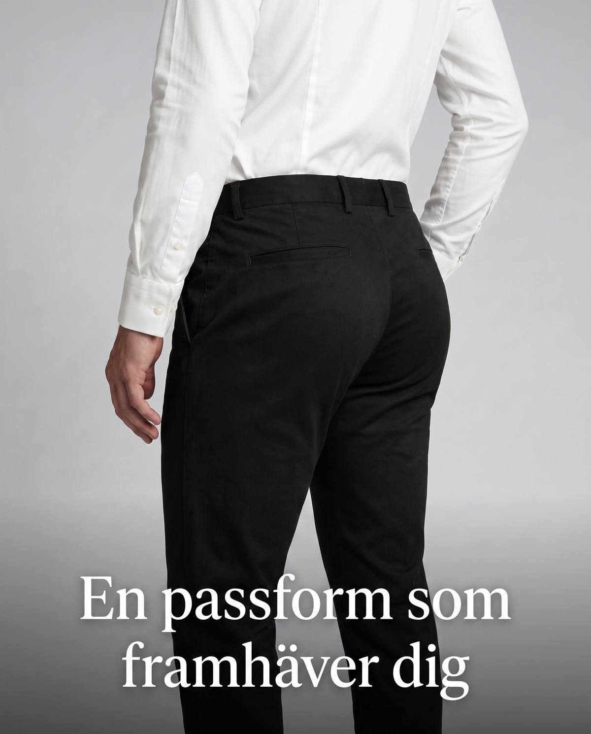 MorphoFit byxor bakifrån – passform
