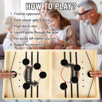 How to play the sling puck game in 6 steps